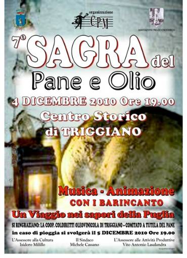 7° Sagra del Pane e dell'Olio
